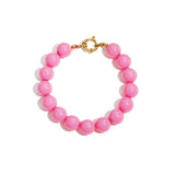 Bubble Pink Armband Goudkleurig