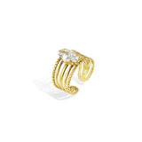 Celestial Glow Ring Goudkleurig