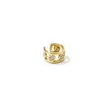 Celestial Spark Ear Cuff Goudkleurig