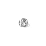 Celestial Spark Ear Cuff Zilverkleurig