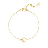 Golden Hoops & Chain Set
