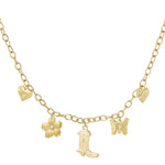 Charm Adventure Ketting Goudkleurig