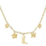 Charm Adventure Ketting Goudkleurig