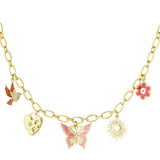 Golden Hoops & Nature Set