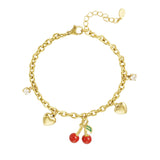 Cherish Charm Armband Goudkleurig