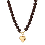 Chocolate Heart Ketting Goudkleurig