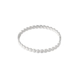 Circled Bangle Armband Zilverkleurig