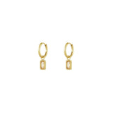 Classy Sparkle Oorbellen Goudkleurig/Champagne