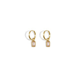 Classy Sparkle Oorbellen Goudkleurig/Pink