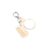 Comb & Mirror Charm Beige