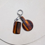 Comb & Mirror Charm Ombre Brown