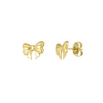 Cute Bow Studs Oorbellen Goudkleurig