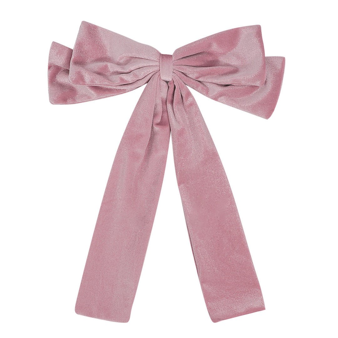 Haarstrik Cute Hair Bow Velvet Vintage Pink