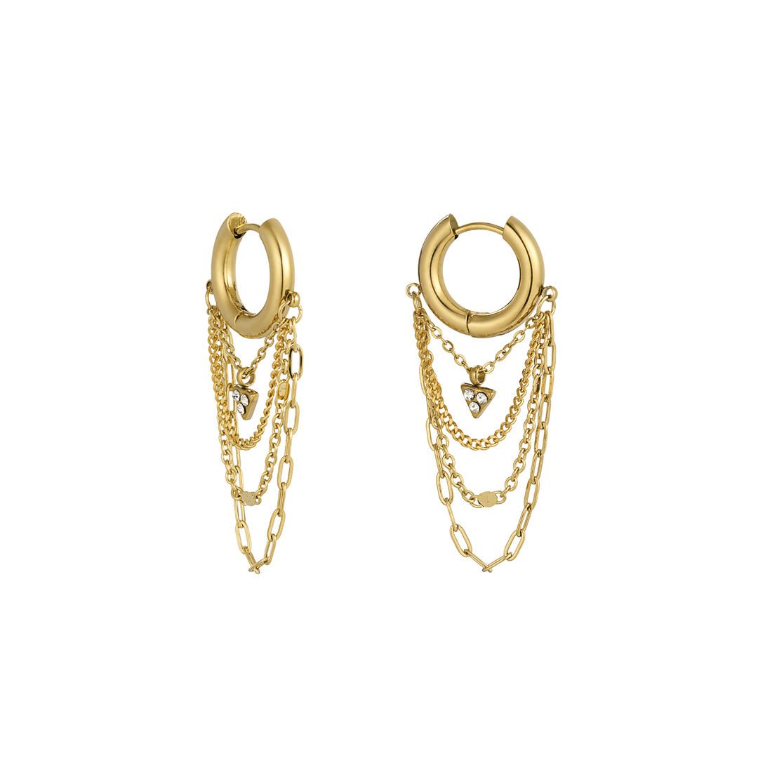 Dainty Dreamers Oorbellen Goudkleurig