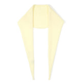 Driehoek Sjaaltje Soft Yellow voorkant - Mae Lilly