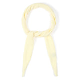 Driehoek Sjaaltje Soft Yellow zijkant - Mae Lilly
