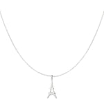 Eiffel Elegance Ketting Zilverkleurig
