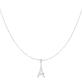 Eiffel Elegance Ketting Zilverkleurig