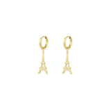 Eiffel Oorbellen Goudkleurig