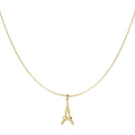 Eiffel Elegance Ketting Goudkleurig
