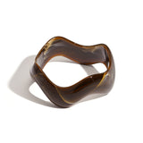 Espresso Flow Bangle Armband