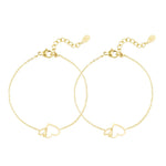 Eternal Love Armband Duo Goudkleurig