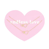 Eternal Love Armband Duo Goudkleurig