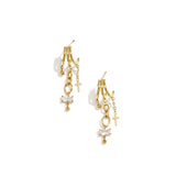 Faith Charm Oorbellen Goudkleurig