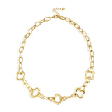 Fleur Chain Clover Ketting Goudkleurig