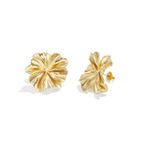 Fleur Studs Oorbellen Goudkleurig