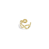 Flowing Lines Ear Cuff Goudkleurig