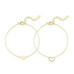 Forever Bond Armband Duo Goudkleurig