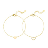 Forever Bond Armband Duo Goudkleurig