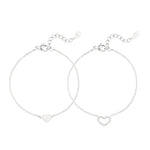 Forever Bond Armband Duo Zilverkleurig