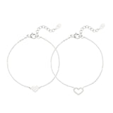 Forever Bond Armband Duo Zilverkleurig