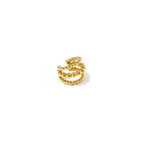 Golden Bubble Ear Cuff Goudkleurig