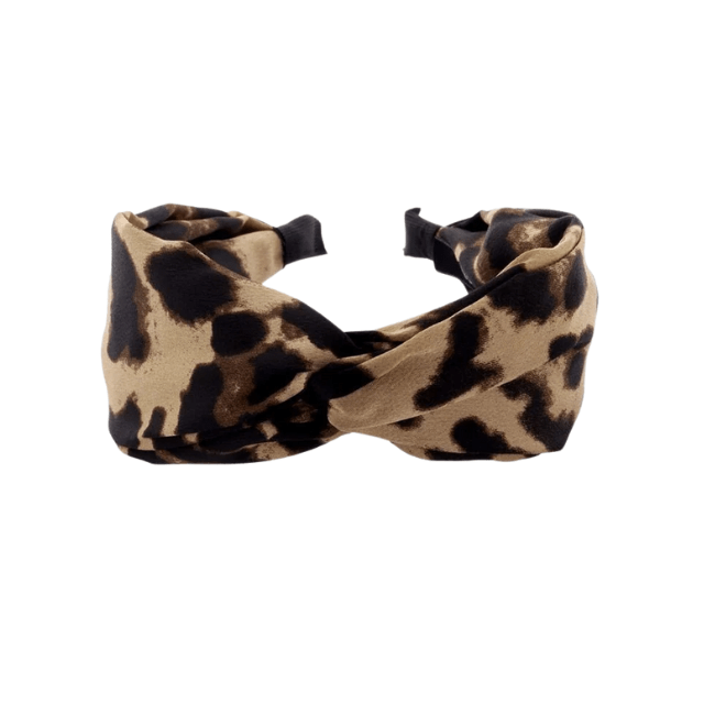 Haarband Soft Leopard Wide