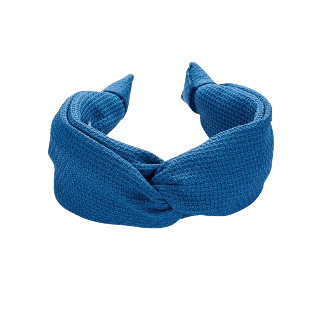 Haarband Waffle Blue