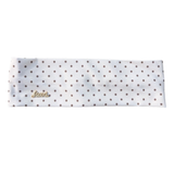 Haarband White & Brown Polkadots