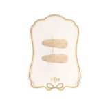 Haarclip Duo Neutral Dots
