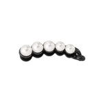 Haarclip Pearls Black