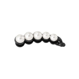 Haarclip Pearls Black
