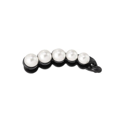 Haarclip Pearls Black