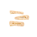Haarclip Set Soft Sand Marble