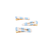 Haarclip Set Summer Blue & White