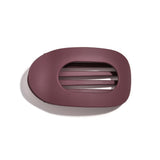 Haarclip Flat Oval Matte Dusty Plum