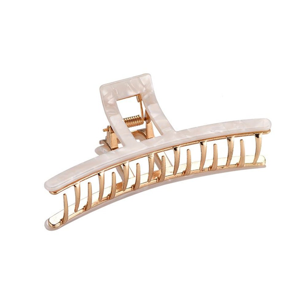 Haarklem Classy Goudkleurig and Pearly Off - white