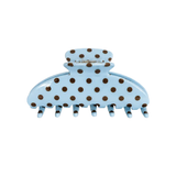 Haarklem Cloudy Blue Brown Polkadots