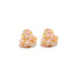 🎁 Haarklem Duo Heart Marble Goudkleurig &  Roze (100% off)