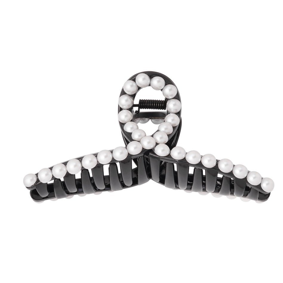 🎁 Haarklem Elegant Black Swirl Pearl (100% off)
